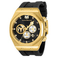 Technomarine Mens Tm 520002 Reef Sun Quartz Chronograph Black Silver Gold Dial Watch