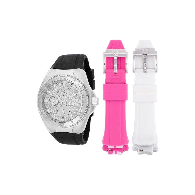Technomarine Womens Tm 124020 Cruise Quartz Chronograph Silver Dial Watch