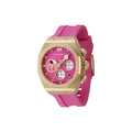 Technomarine Womens Tm 523009 Reef Quartz Silver Hot Pink Dial Watch