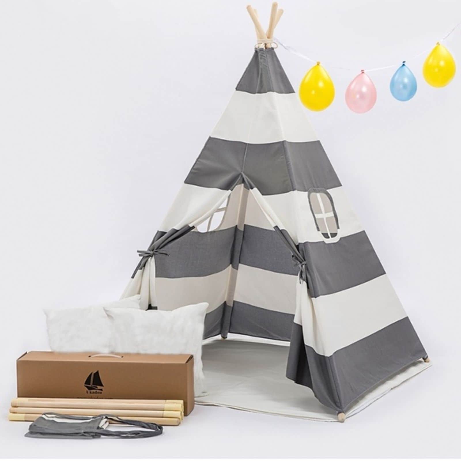 Teepee Tent For Children With Carry Case Toys For Girls Boys Indoor Outdoor Playing