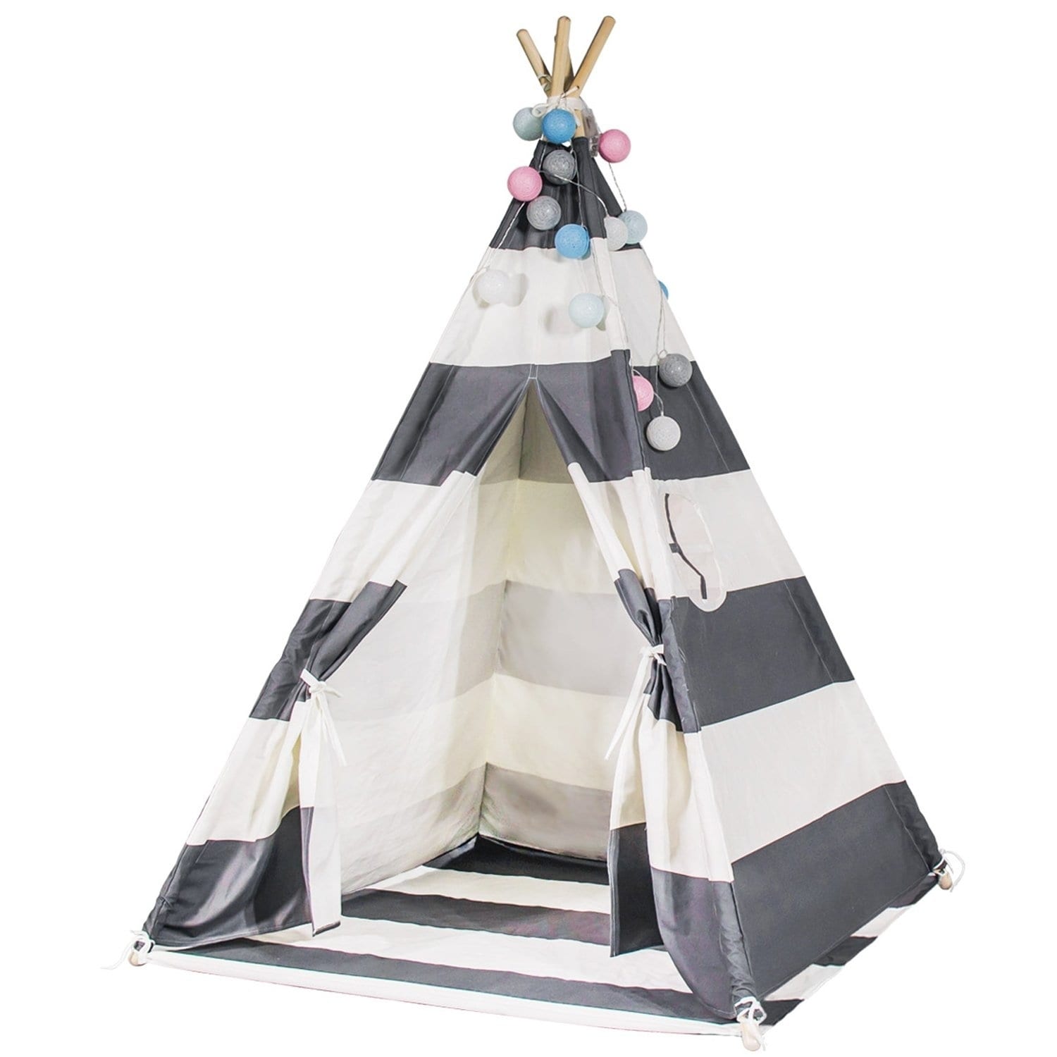 Teepee Tent For Kids With Carry Case Toys For Girls Boys Indoor Outdoor Playing