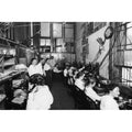 Telephone Operators Black And White Gallery Wrapped Canvas