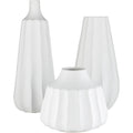 Telesco Modern Ceramic Bud Shaped Vase Set 3 Pieces