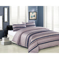 Broderie Ensemble Housse De Couette Collection Telluride Emb Duvet Set Purple