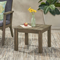 Temecula Outdoor Mid Century Modern End Table By Christopher Knight Home 19.75 W X 19.75 D X 15.00 H