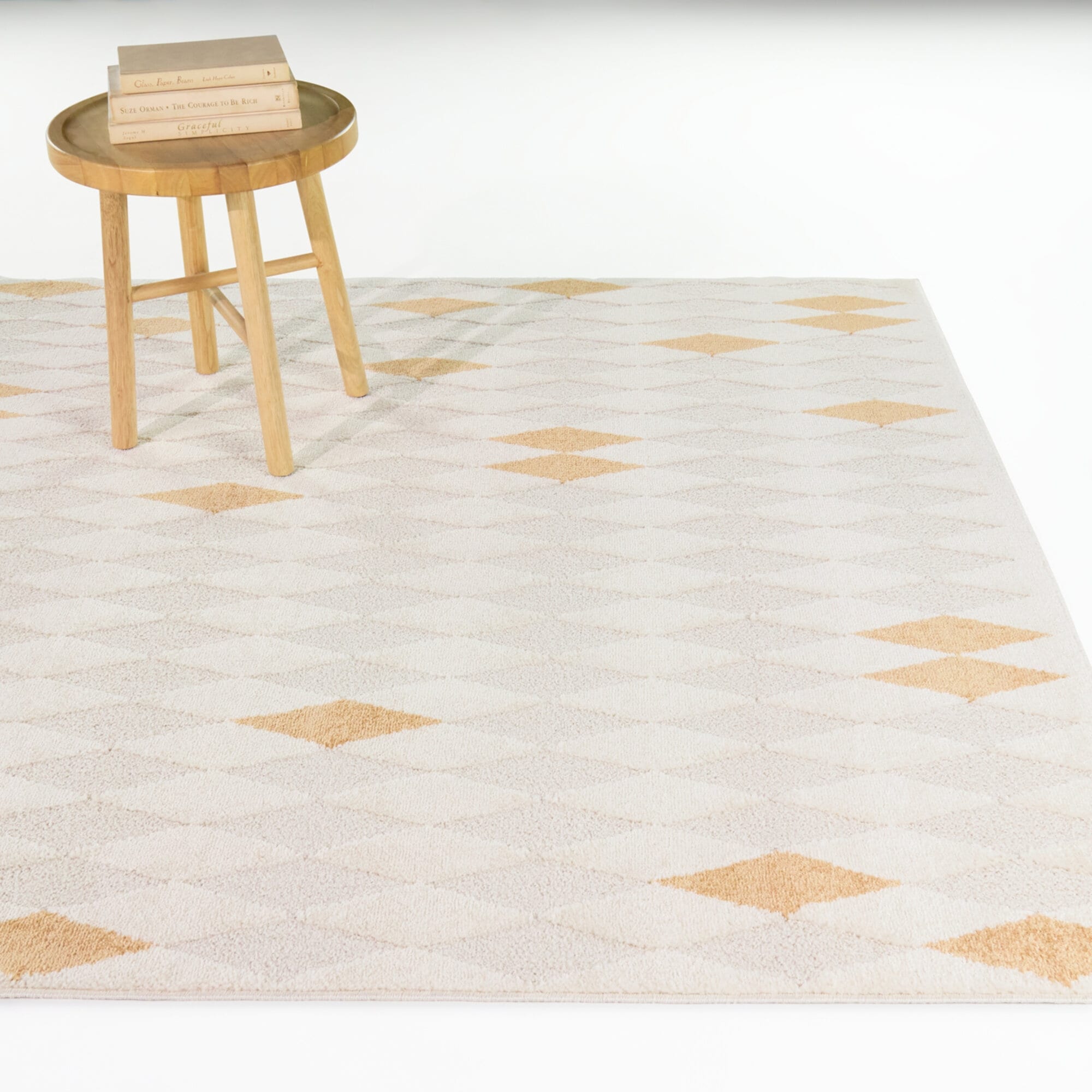Temela Boho Diamond Area Rug