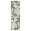 Tempesta Abstract Gray Gold Area Rug 76 X96
