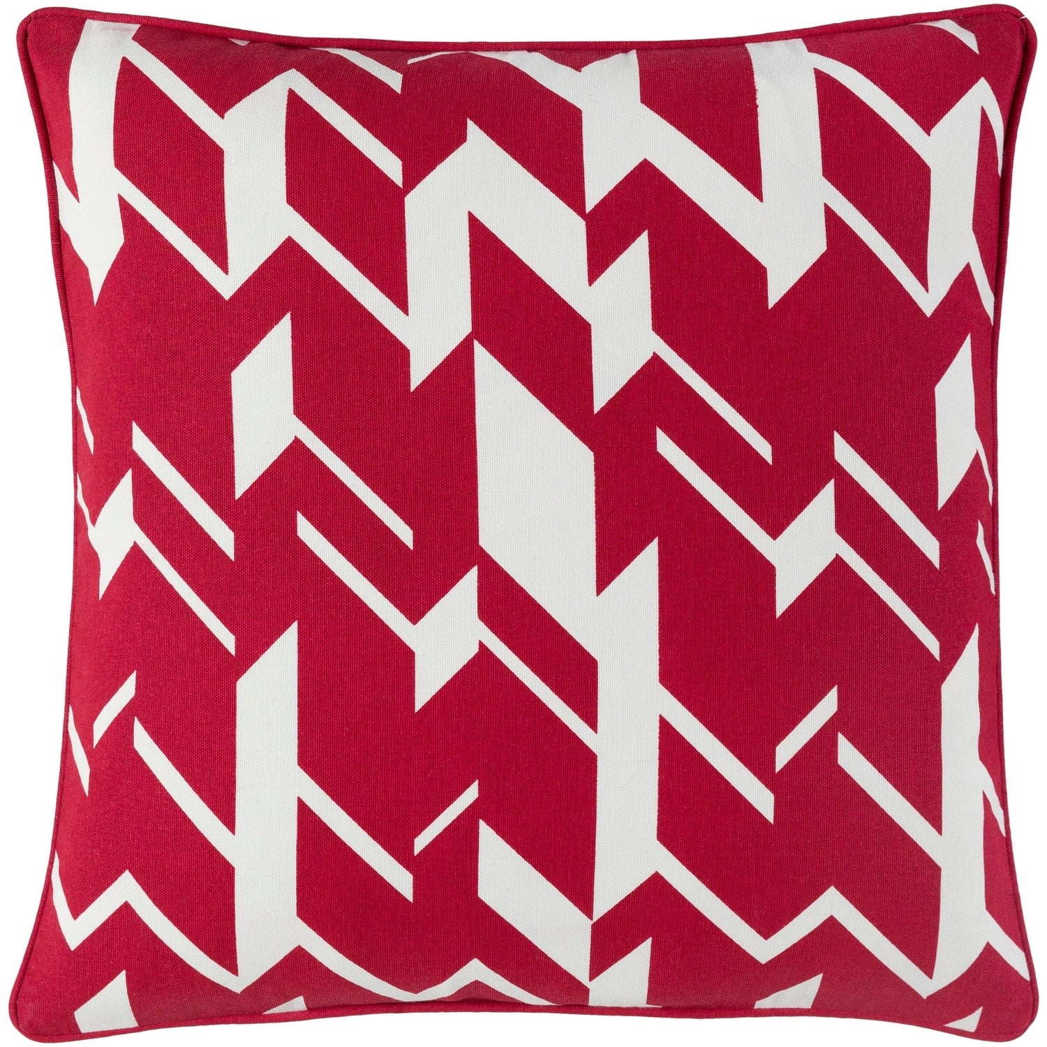 Tempestas Stormy Holiday Bright Reddown Or Poly Filled Throw Pillow 18 Inch