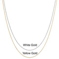 Ten Karat White Or Yellow Gold Diamond Cut Cable Chain