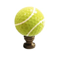 Tennis Ball Lamp Finial Yellow 2.25 H