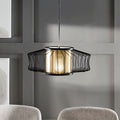 Teo Matte Black Finish Pendant Light By Inspire Q Modern