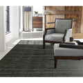 Terra Graphite Wool Silkette Handmade Area Rug 12 X 15