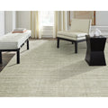 Terra Nickel Ivory Wool Hand Made Area Rug 12 X 15