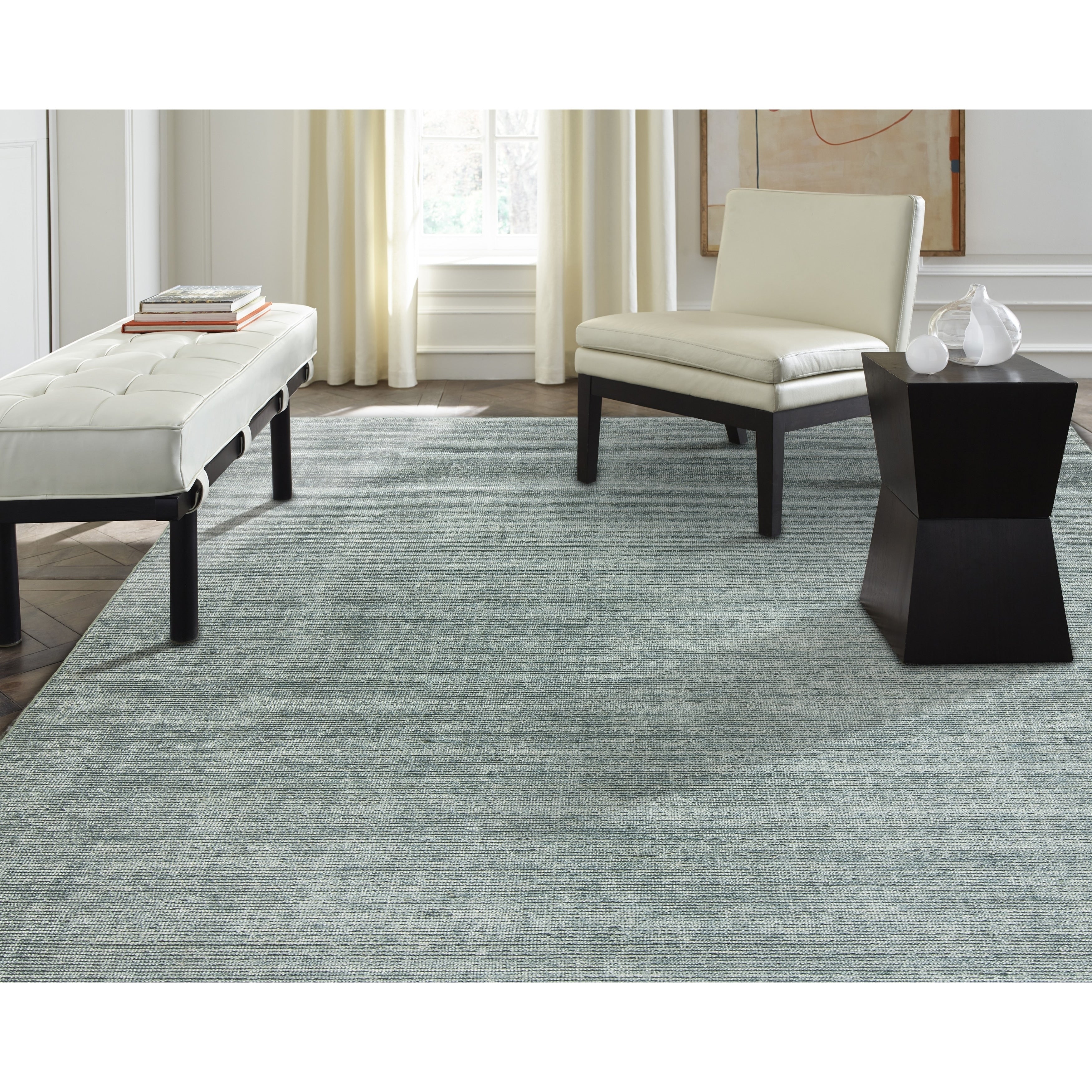 Terra Spa Blue Handmade Area Rug 12 X 15