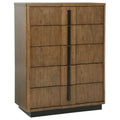 Terrace 5 Drawer Chest Of Drawers Ash Brown