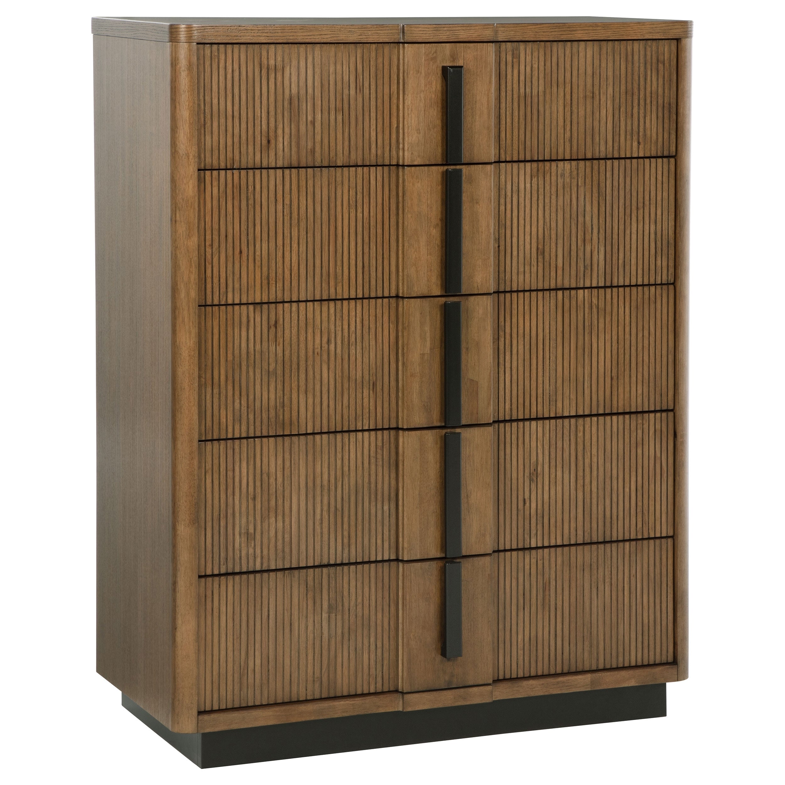 Terrace 5 Drawer Chest Of Drawers Ash Brown
