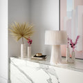 Terrazzo White Vase Small Skinny
