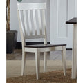 Simply Solid Tessa White Wood Dining Chairs Set Of 2