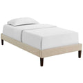 Tessie Twin Bed Frame With Squared Tapered Legs