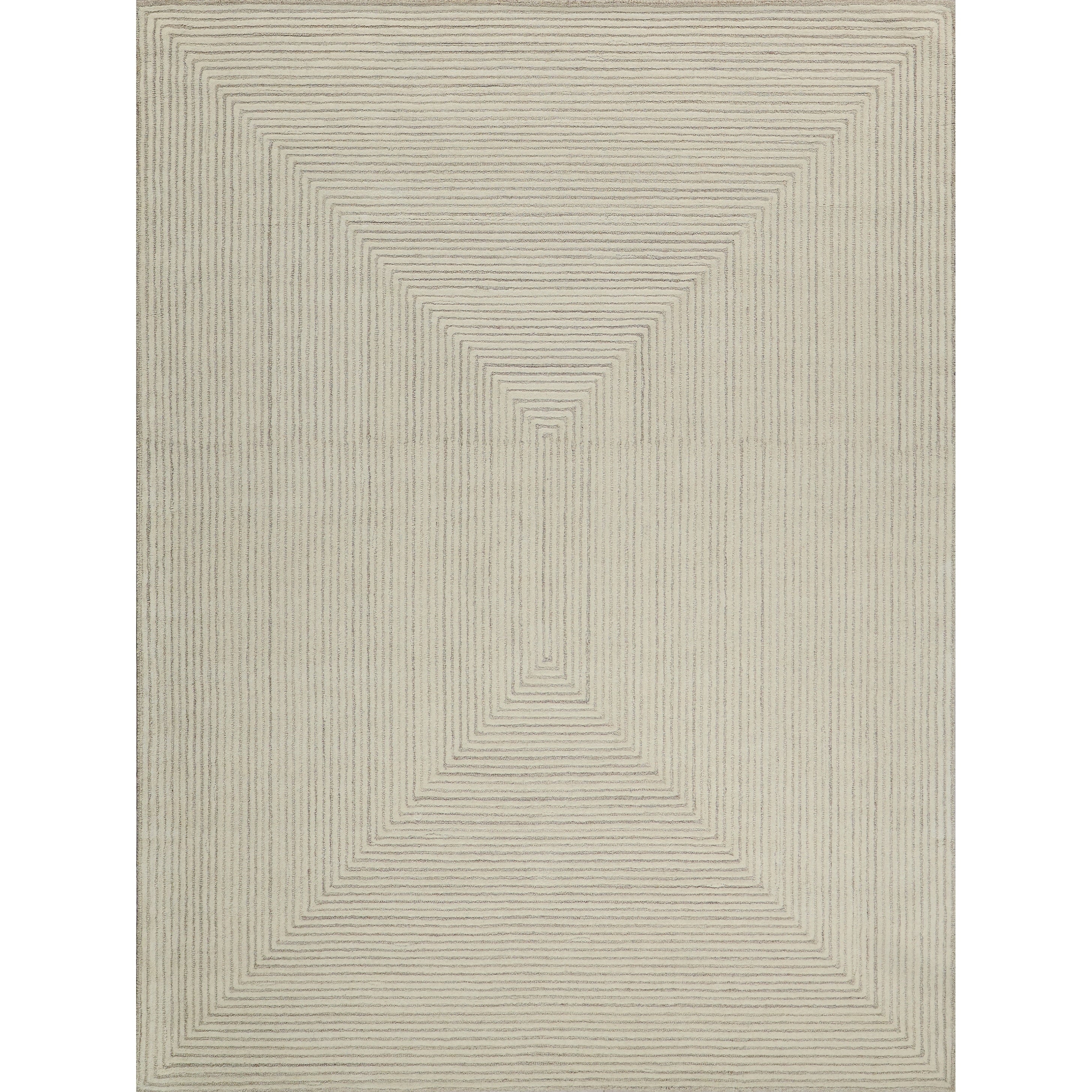 Teton Hand Tufted New Zealand Wool Beige Ivory Area Rug