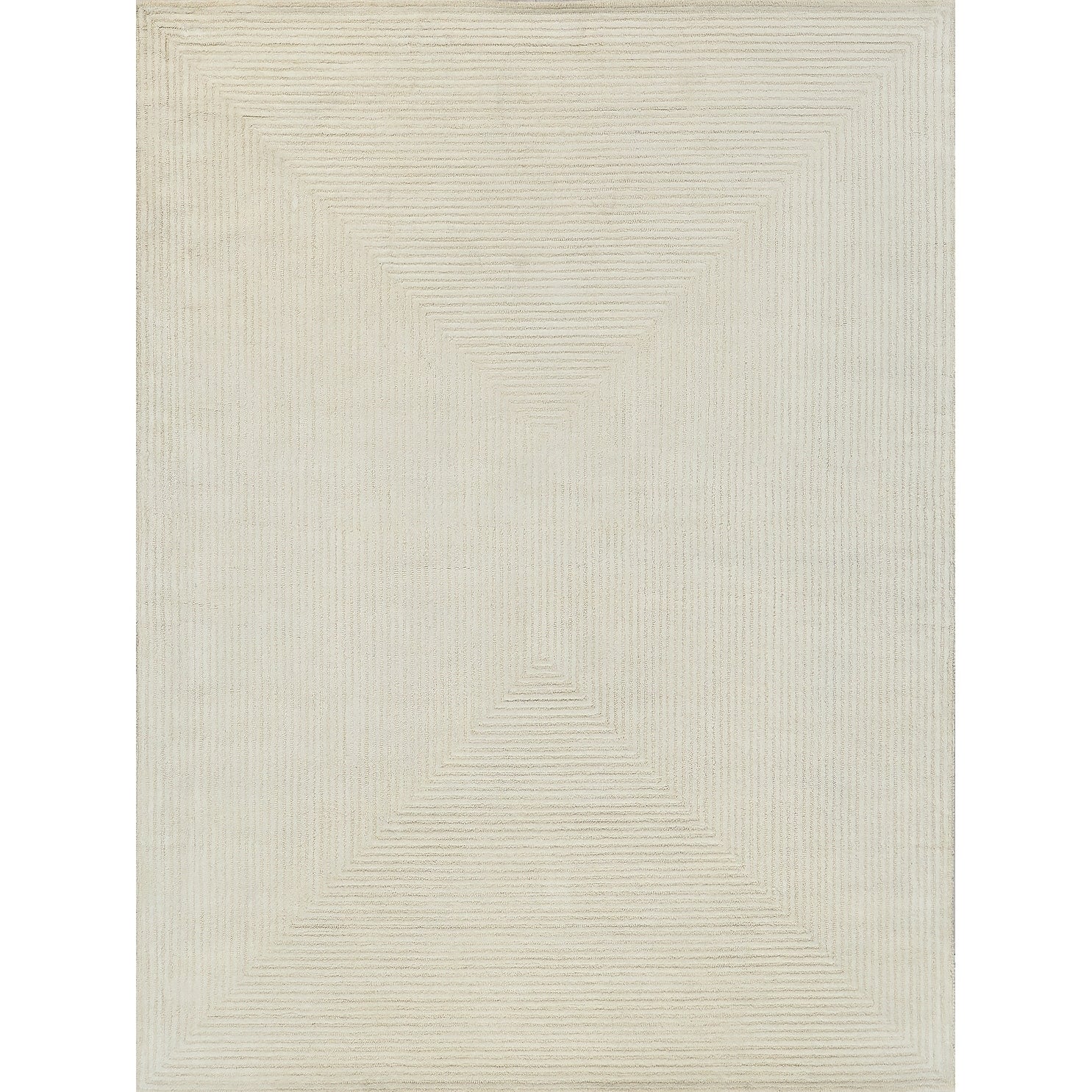 Teton Hand Tufted New Zealand Wool Ivory Area Rug