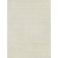 Teton Hand Tufted New Zealand Wool Silver Ivory Area Rug