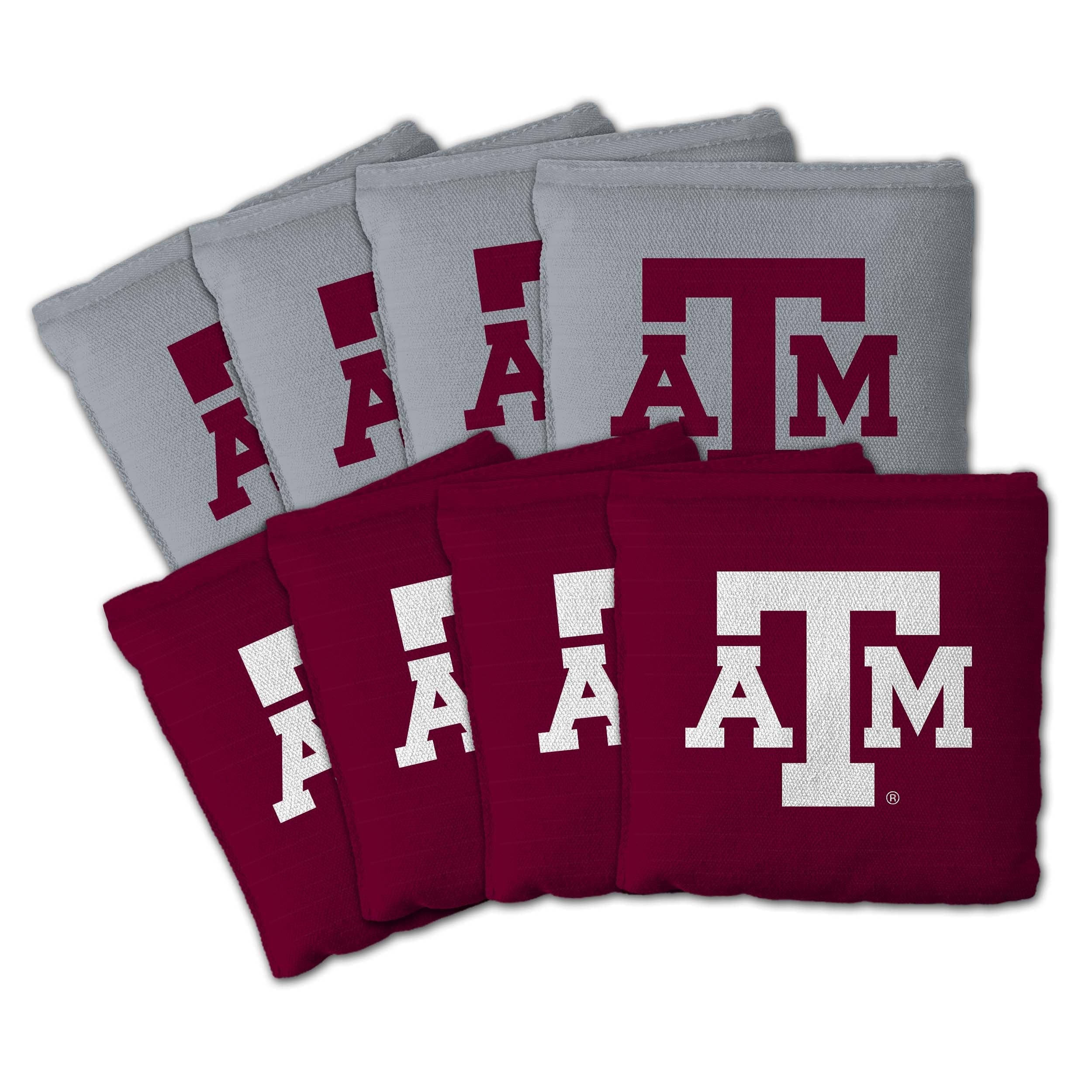Texas A M Aggies Ncaa Dual Sided Pro Stop Slide Cornhole Bags