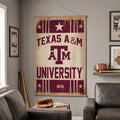 Texas A M Canvas Wall Tapestry