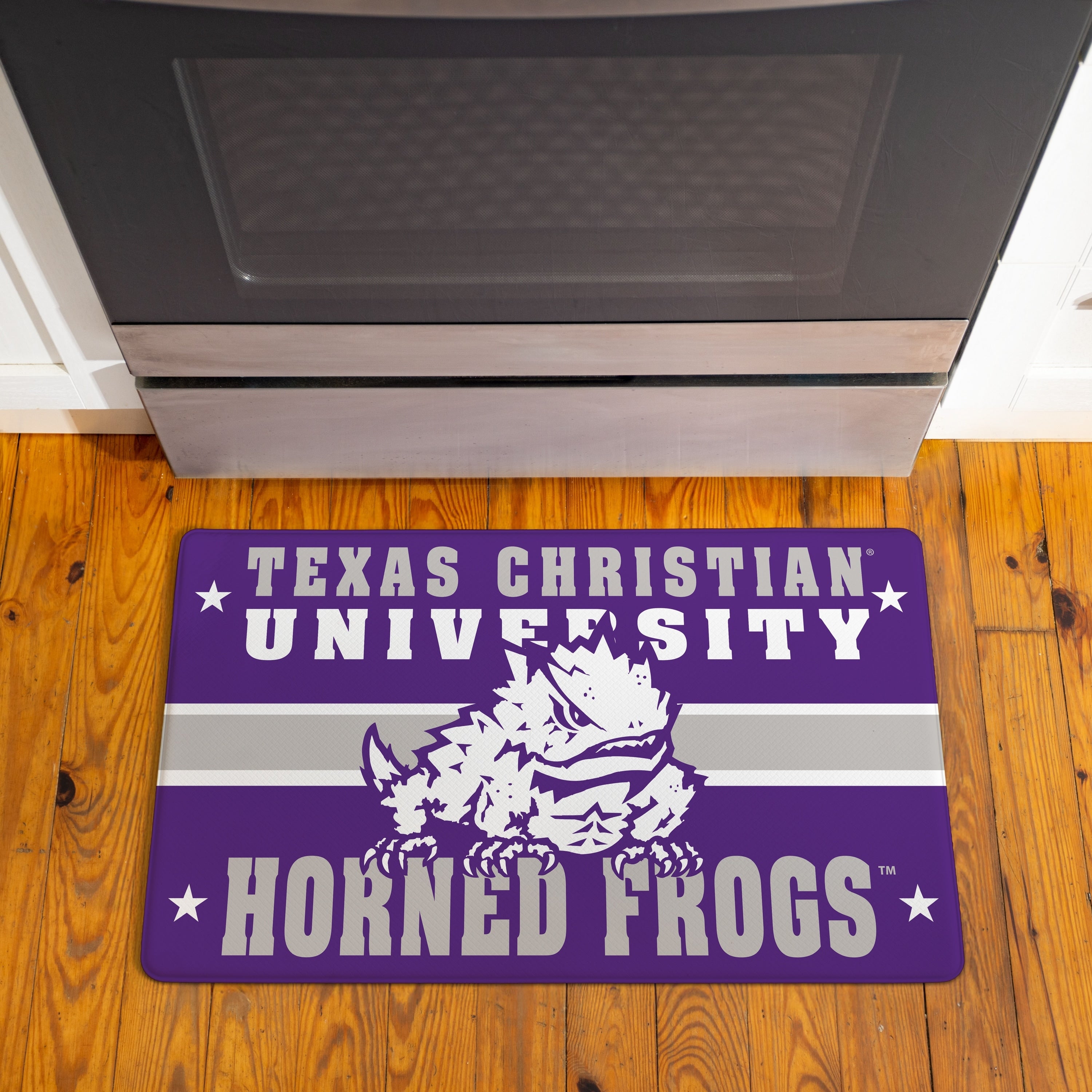 Texas Christian University Anti Fatigue Door Mat 30 X 18