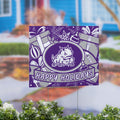 Texas Christian University Yard Sign Happy Holidays 24 X 18