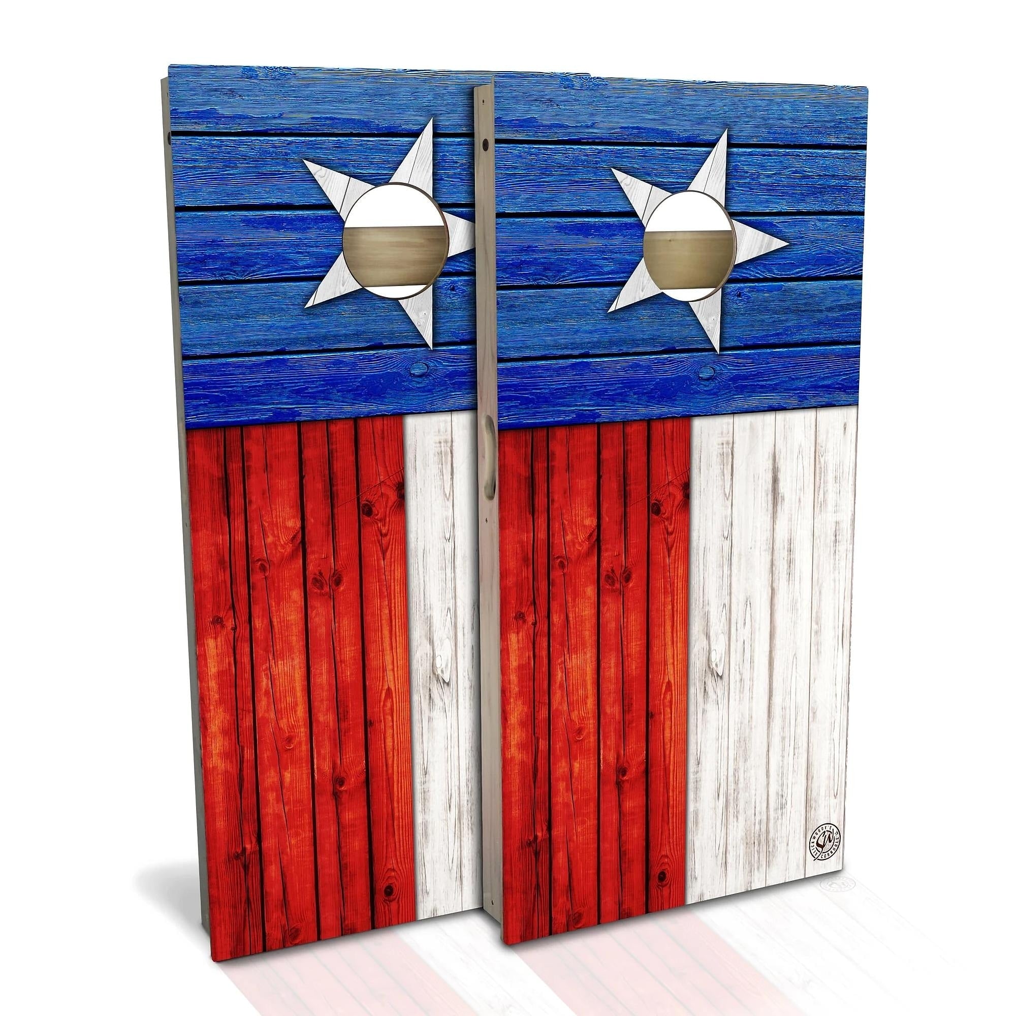 Texas Flag Cornhole Set Choose Your Size Accessories