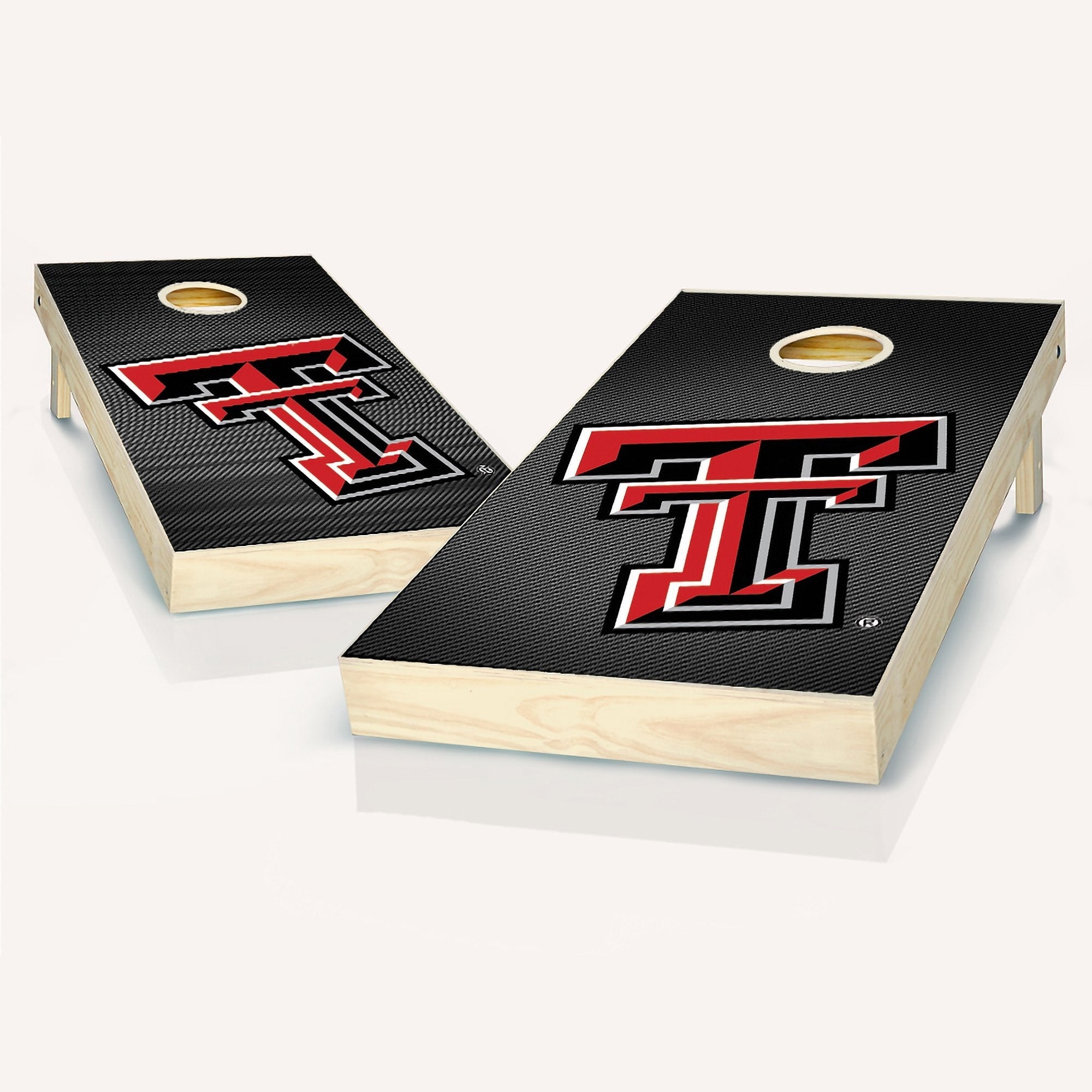 Texas Tech Red Raiders Slanted Cornhole Set Includes 8 Team Logo Bags Optional Accessories