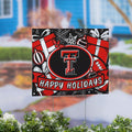 Texas Tech University Yard Sign Happy Holidays 24 X 18