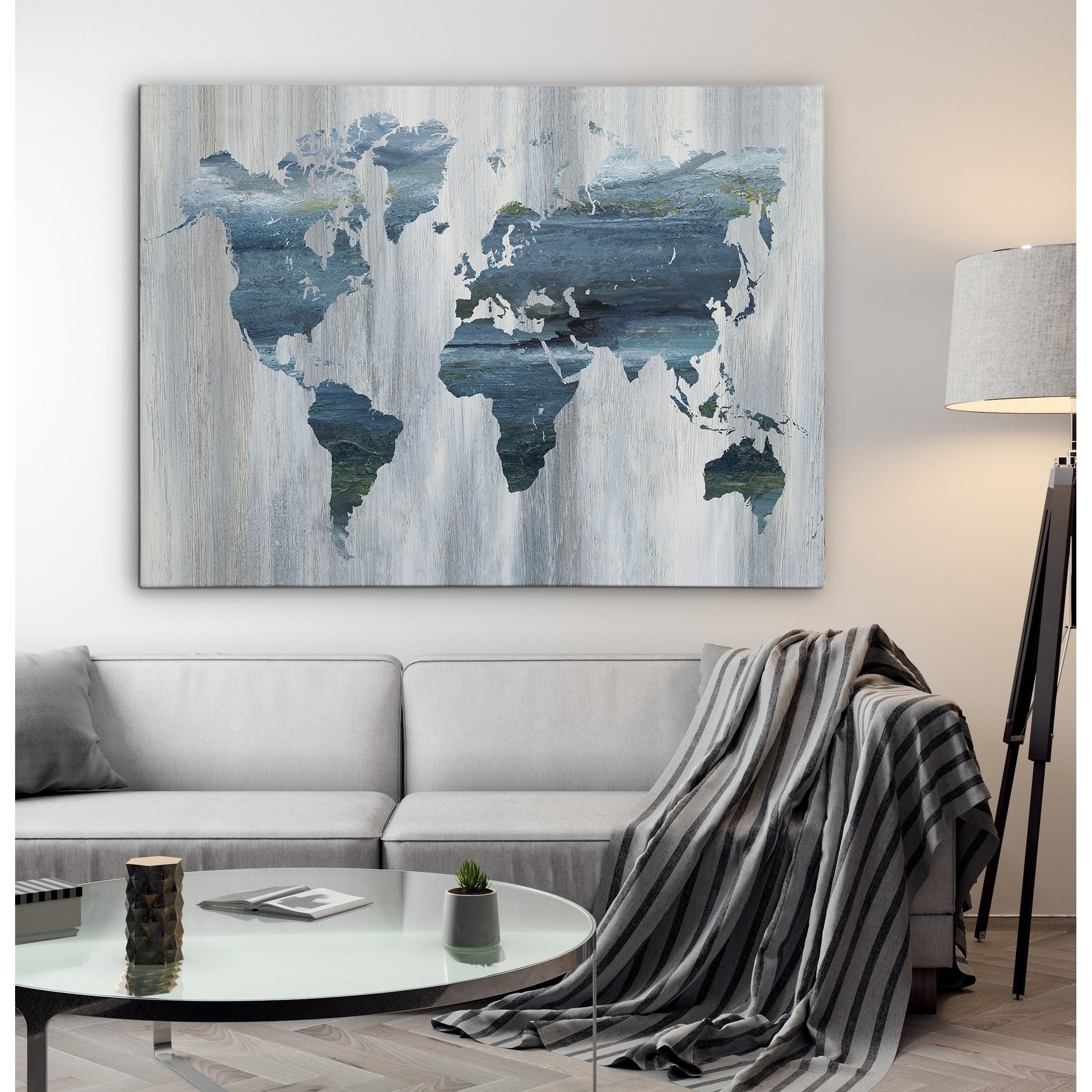 Textural World Map