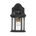Textured Black Kensington Outdoor Wall Lantern