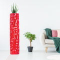 Modern Decor Textured Tall Vase