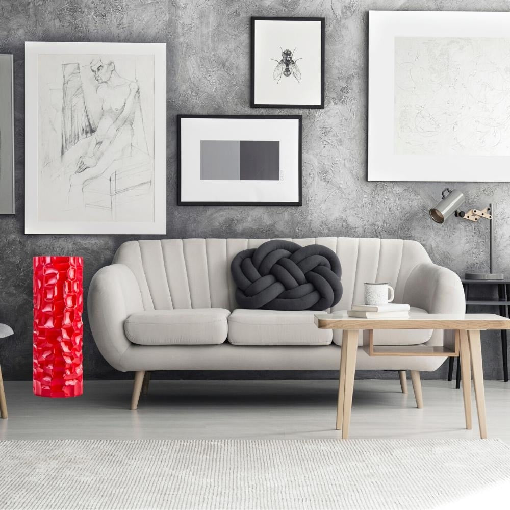 Modern Decor Textured Vase Short