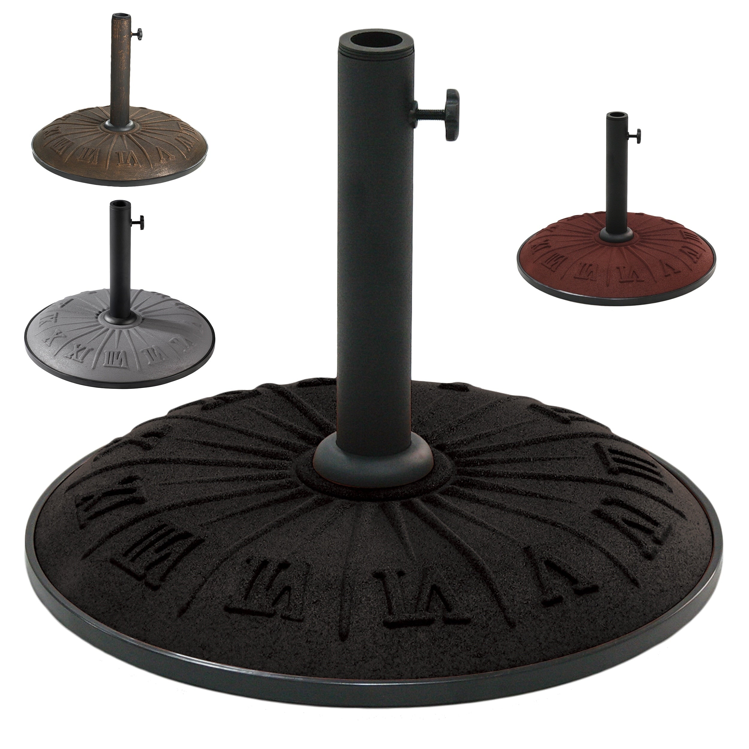 International Caravan Resin Compound Roman Numeral Umbrella Stand