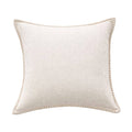 Textured Throw Pillow With Stitched Contrast Edge Set Of 2
