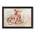 The Abduction 1920 Pablo Picasso Custom Framed Canvas