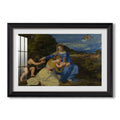 The Aldobrandini Madonna 1532 Titian Custom Framed Print