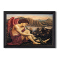 The Angel With The Serpent C 1870 1875 Evelyn De Morgan Custom Framed Canvas