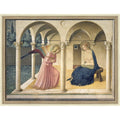 The Annunciation C1438 45 By Fra Angelico Framed Mounted Canvas Wall Art Print
