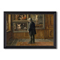 The Art Lover 1884 Henri De Braekeleer Custom Framed Canvas