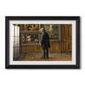 The Art Lover 1884 Henri De Braekeleer Custom Framed Print