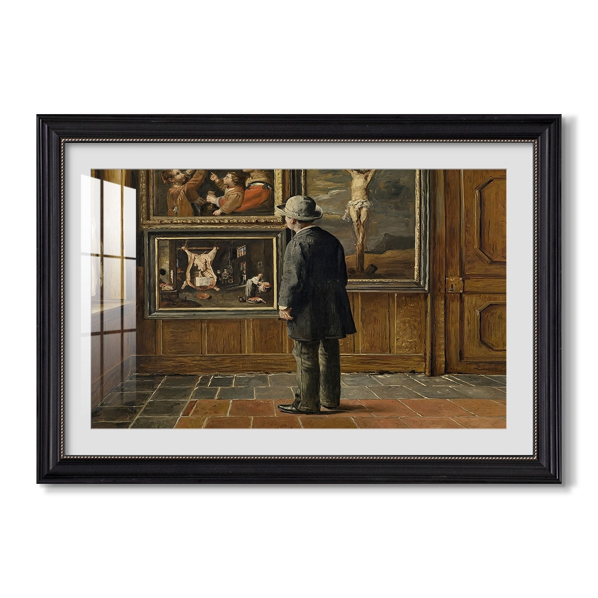 The Art Lover 1884 Henri De Braekeleer Custom Framed Print