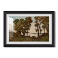 The Banks Of The Allier 1894 Henri Harpignies Custom Framed Print