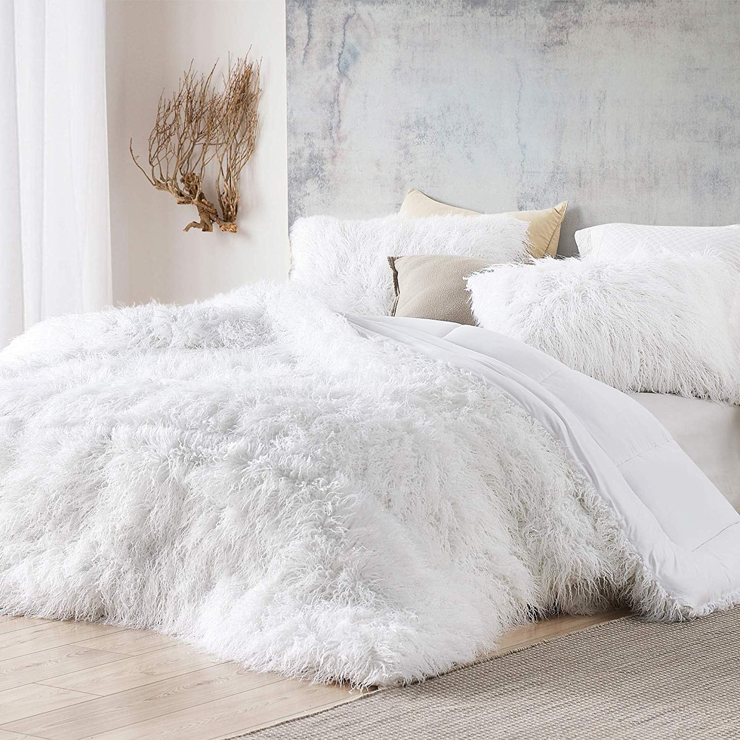 The Bare Himalayan Yeti Coma Inducer Oversized Comforter Pure White