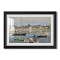 The Basin At Argenteuil 1874 Claude Monet Custom Framed Print