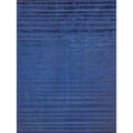 The Blues Handloomed Bamboo Silk Navy Area Rug